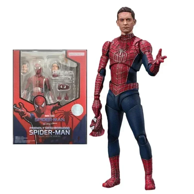 

New Shf Spider-Man 3 Action Figures Spiderman 3 Tobey Maguire Anime Figure Pvc Statue Figurine Model Collection Toys Kid Gifts