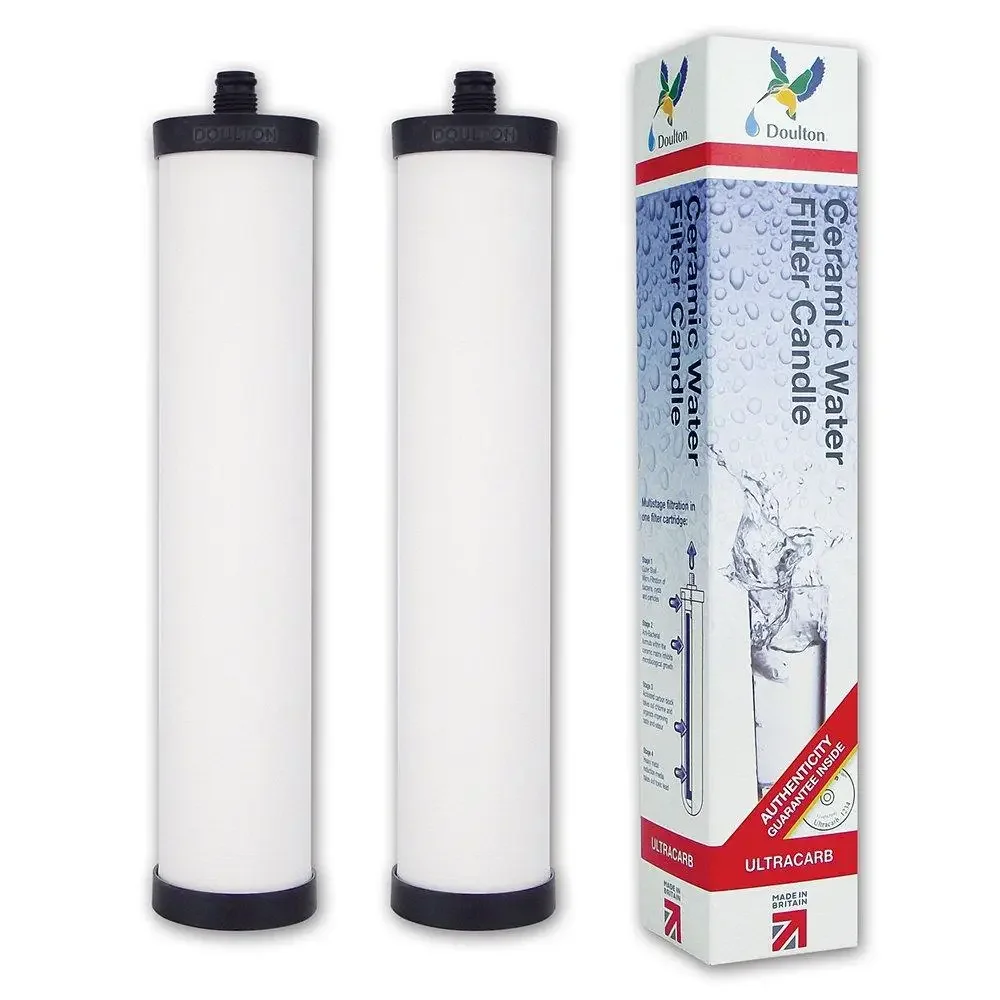 UltraCarb Water Filter Cartridge Limescale Reduction Removes Impurities Bacteria Chlorine Lead NSF Certified Self Sterilizing