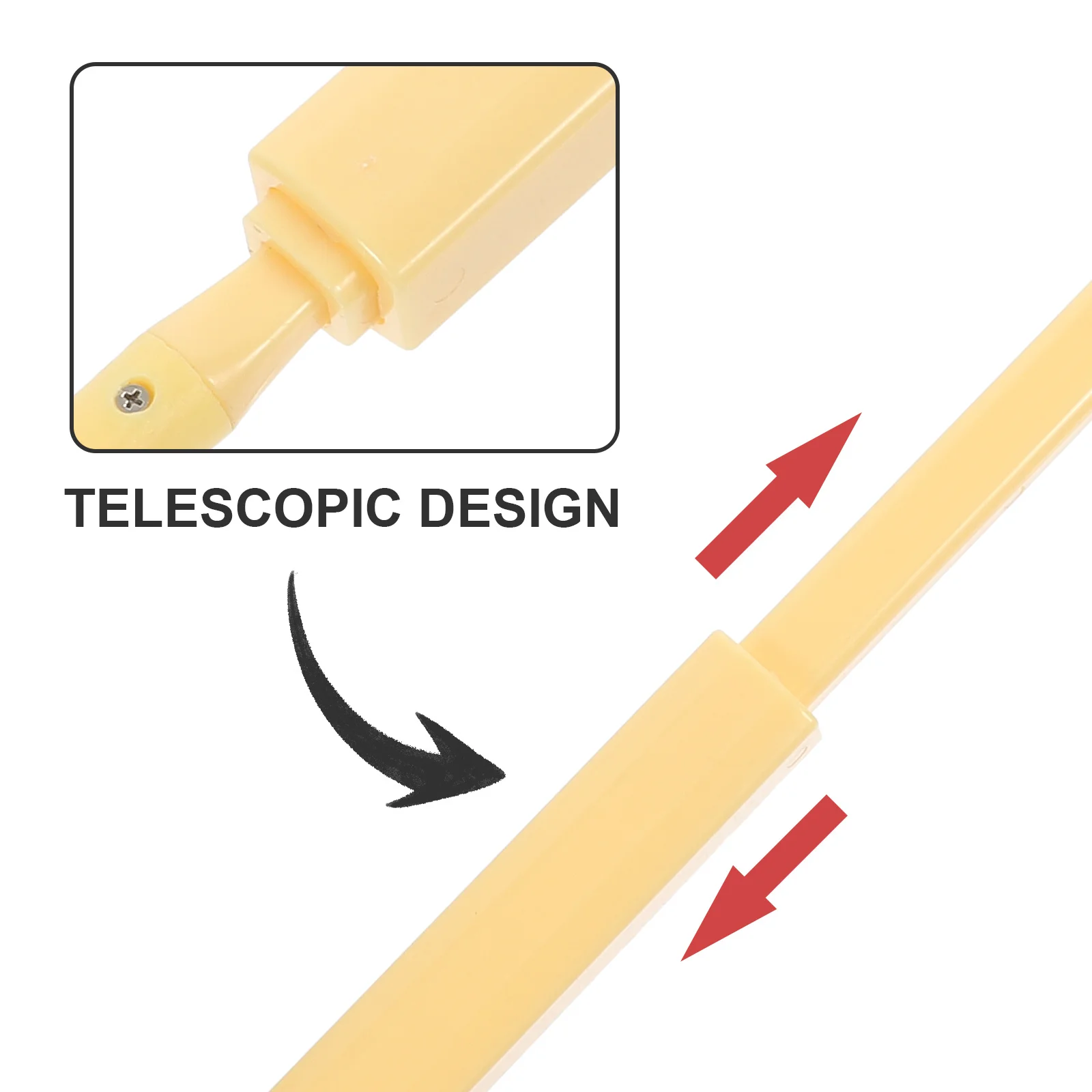 مادة موثوقة للخدش الخلفي، أداة خدش محمولة متينة للبالغين، مقبض طويل مريح وأجزاء حكة #2