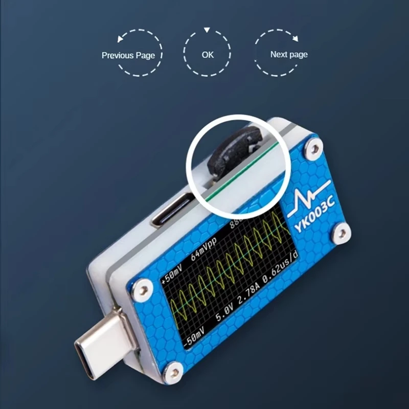 

YK003C USB-тестер Вольтметр АмперметрJAS