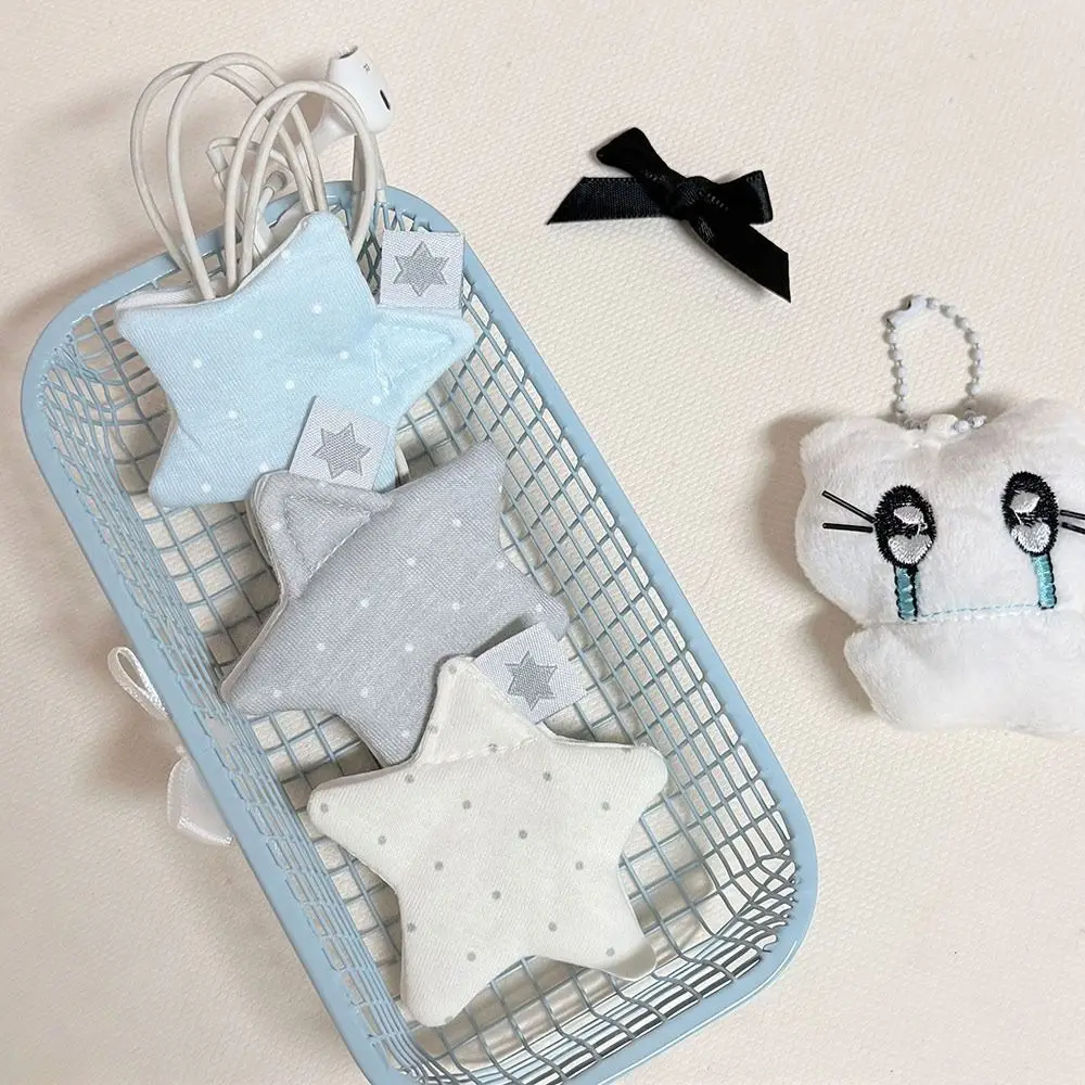 Gifts Y2k Data Cable Organizer Handmade Wave Point Earphone Storage Bag Star Multifunctional Earphone Decoration