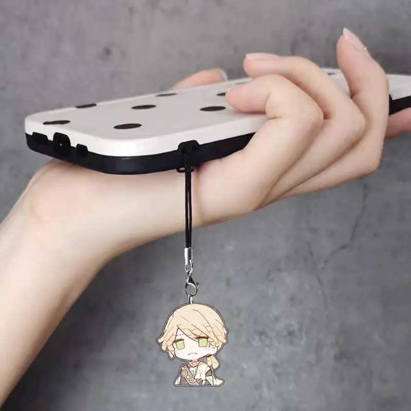 حبل تعليق لطيف للهاتف المحمول ، هوية V ، Aesop و Carl ، شاشة كاواي ، لطيفة وكاهنة ، Mike و Morton ، Q Version