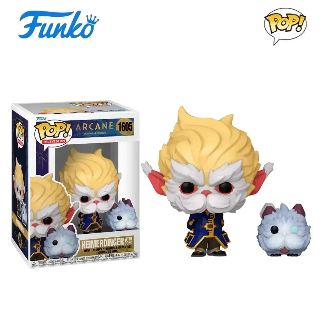 Funko Pop Arcane Temporada League of Legends 10Cm Arcane Anime Figura Jinx Vi Ekko Silco Figura de acción Modelo de estatua coleccionable