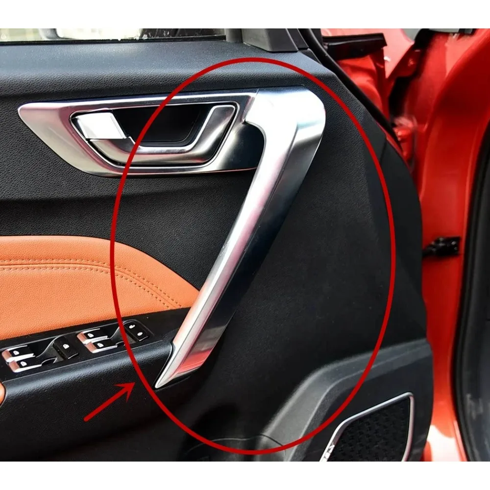 Door Handle Interior Buckle Base Decorative Panel Cover Plate Front Rear Left Right for Geely Vision X3 Brand New Genuine