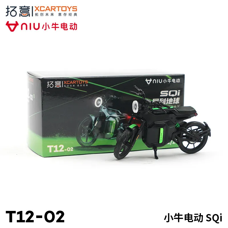 

XCARTOYS Car Toys For Boys Miniatures 1:24 Alloy Model Toy Car NIU SQi Model Green Holiday Gifts