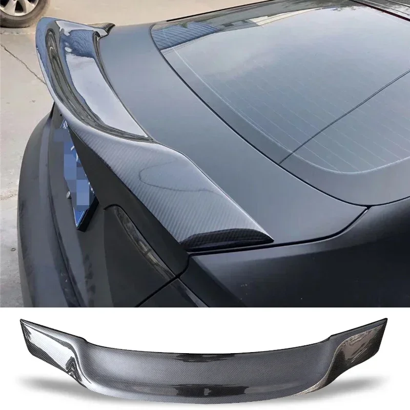 Car Trunk Spoiler Carbon Fiber Auto Rear Trunk Wing Accessories R For Audi A5 2009 - 2016 Style Spoiler 4 Door Sedan