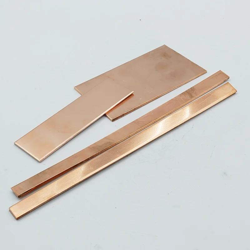 1 Stück Kupfer-Flachstangen, Kupferplatten, Blechkupferstangen, 1 mm, 1,5 mm, 2 mm, 3 mm, 4 mm, 5 mm, 6 mm, 8 mm, 10 mm – Detail 4