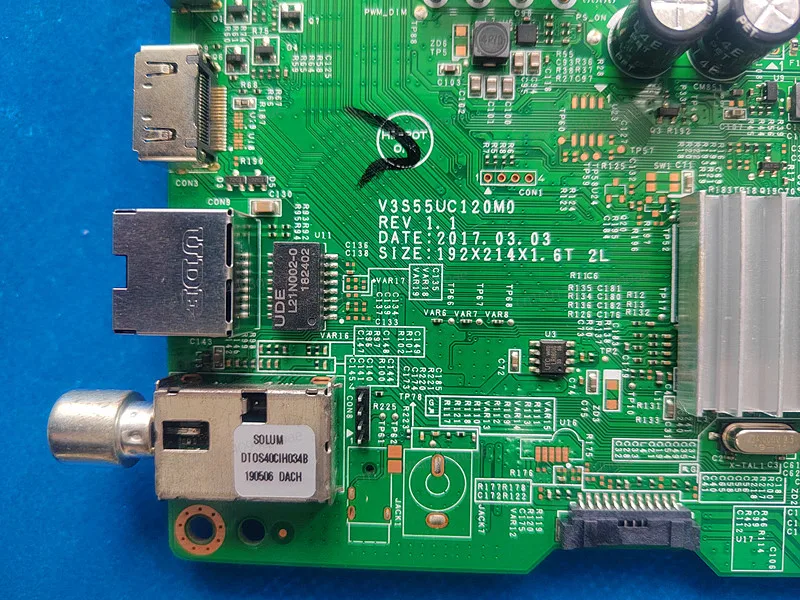 

New UA55NU6500J UA55NU6500JXXZ for TV main board V3S55UC120M0