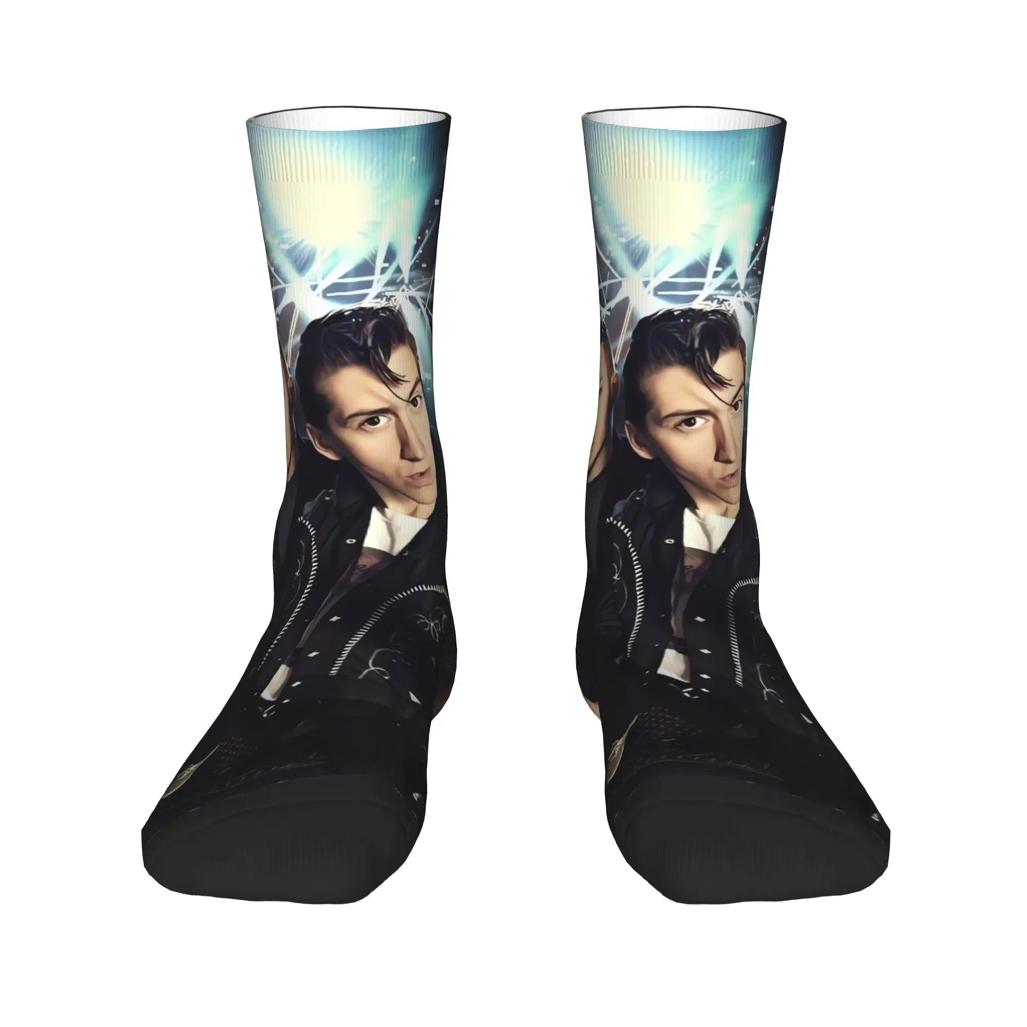 Rock Band Arctic Monkeys Stockings  Graphic Gothic Socks Autumn Anti Bacterial Socks Unisex Men Outdoor Sports Breathable Socks view 2
