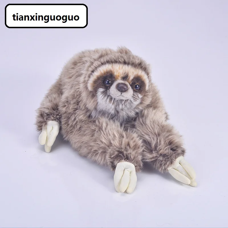 

new creative plush sloth toy plush high quality lying sloth doll gift about 35cm