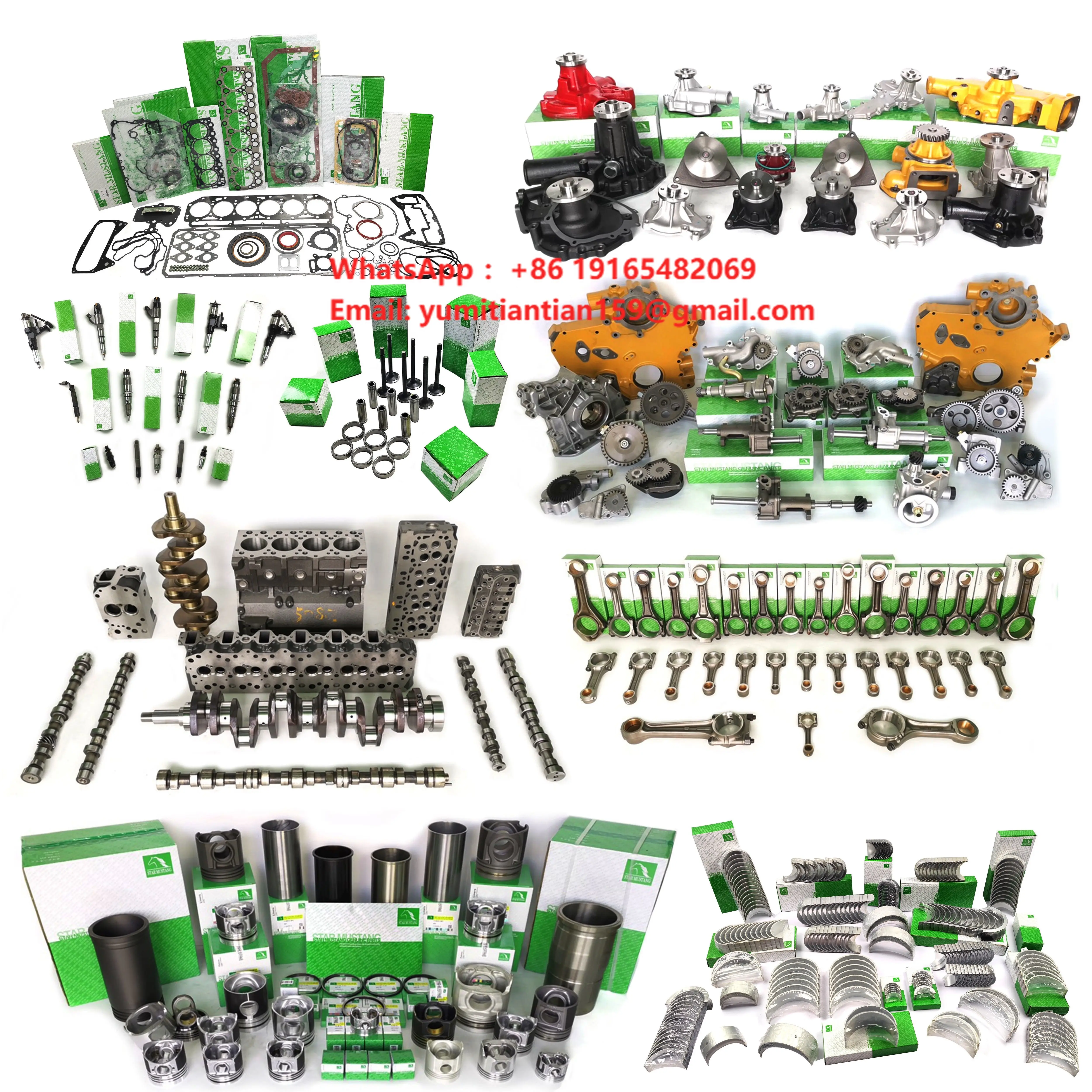 Overhaul Kit 4JB1 4JJ1 C240 4HF1 4HG1 4BD1 4JG1 4HE1 4HL1 4LE1 4JA1 4BA1 Liner Piston Gasket Kit Bearing Valve Pump for Isuzu