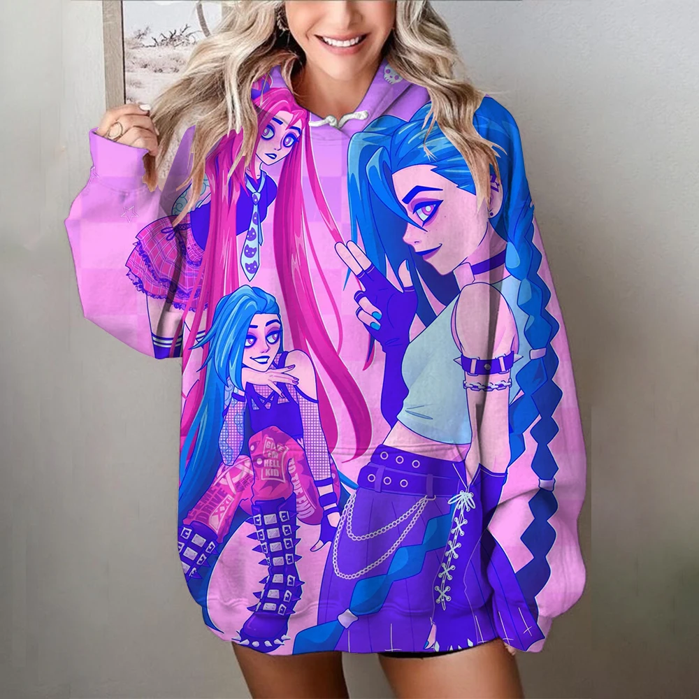 Sweats à capuche pour femme KPop Demon Hunters sweats à capuche automne hiver femme maison extérieur confort décontracté mode pull