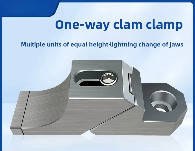 One-way CNC Mold Machining Side Fixed Heavy Cutting Anti-warping Multi-station Precision Vice OK Fixture