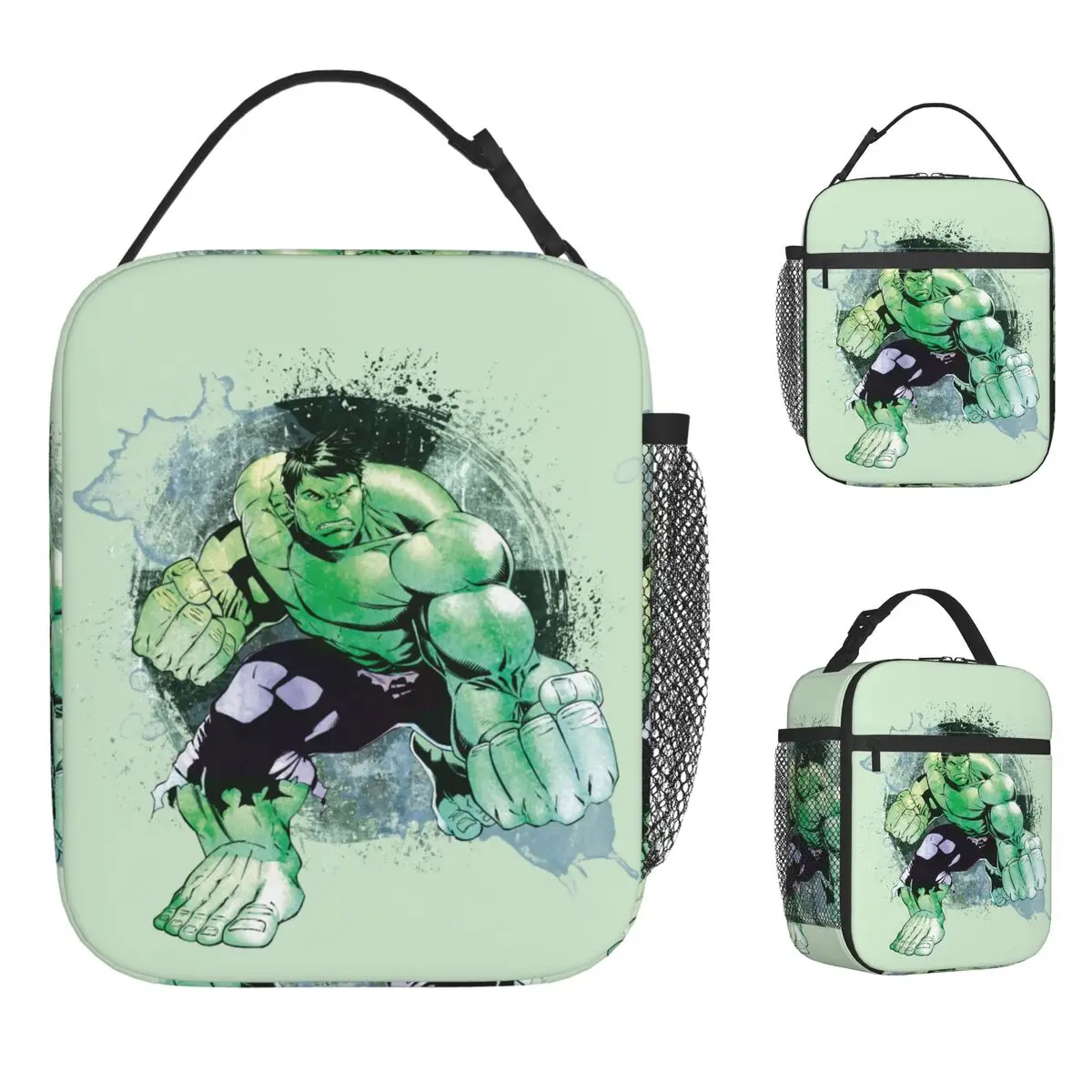 

Многоразовая термосумка для обеда с акварельной изоляцией Hulk Контейнер для обеда, большая емкость, ланч-бокс для мужчин и женщин, офис на открытом воздухе