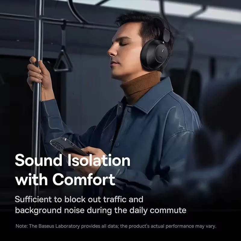 سماعة رأس لاسلكية باس 30 ماكس مزودة بتقنية البلوتوث 5.3 فوق سماعات الرأس معززة للجهير 40 ملم بقطر كمون منخفض للغاية 50 ساعة