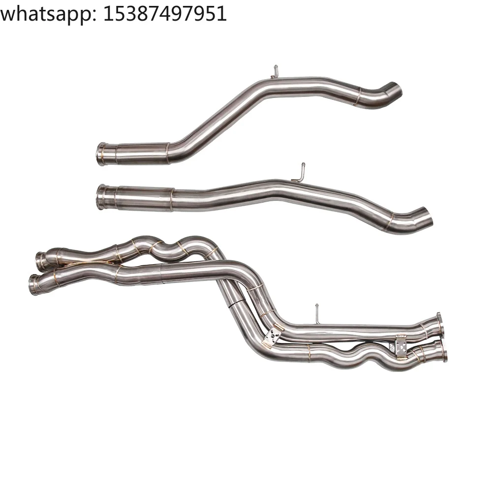 For BMW S55 F82 F83 M4 F80 M3 Midpipe Exhaust System Resonated S55 Equal Length MidPipe Exhaust  (2014-2020)