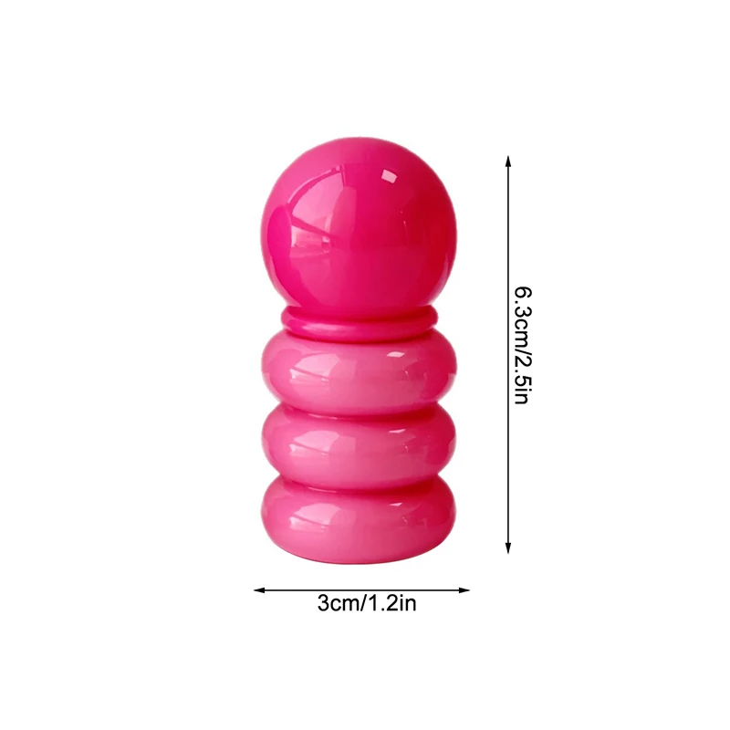 1 pz 3/3.5 ml vuoto trasparente lip gloss tubi di plastica balsamo per le labbra tubo rossetto campione contenitore cosmetico contenitore per trucco