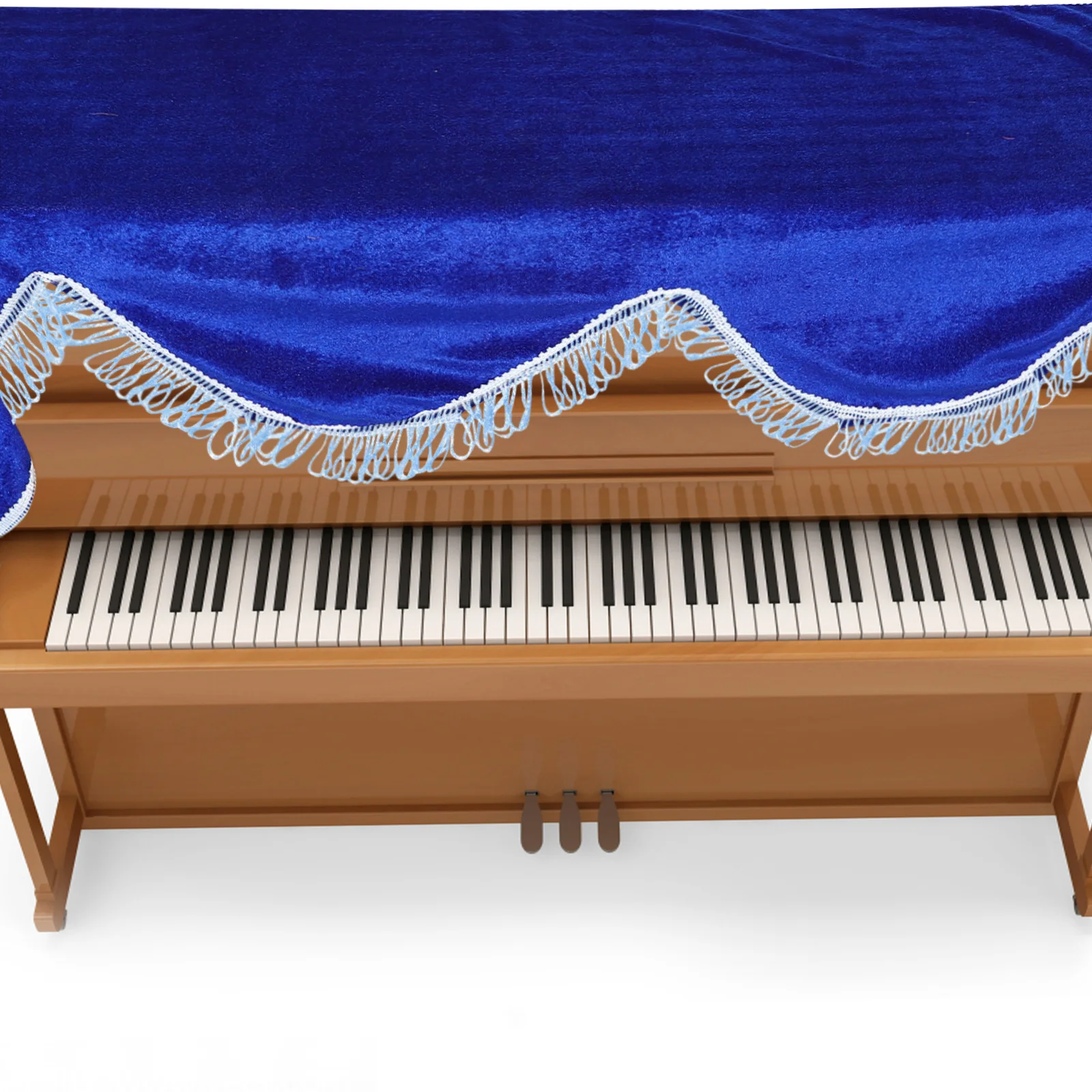 

Soft Fabric Piano Keyboard Cover Electric Piano Protector Dustproof Moisture Barrier Instrument Protection Cover