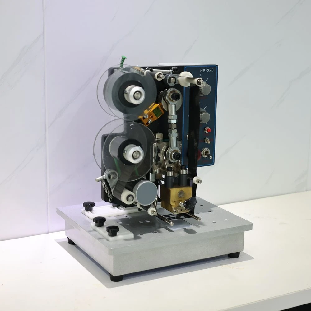 

HP-280 Electric Ribbon Coding Machine Automatic Date Printing Machine Steel Stamp Thermal Coding Machine