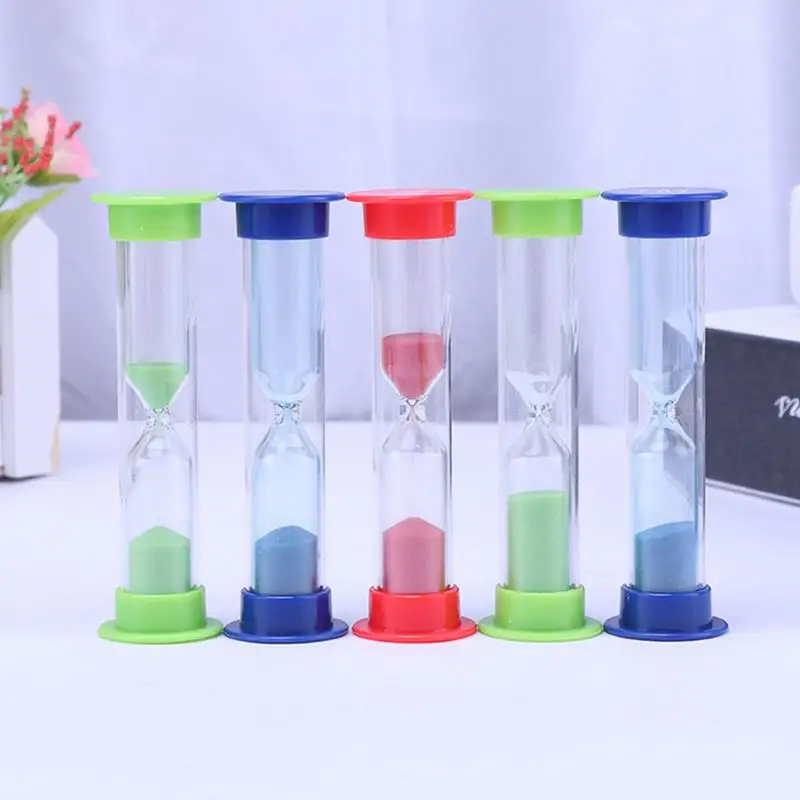 1Pcs Plastic Hourglass 1/2/3/5/10 Minutes Sand Watch S-andglass Timer Watch Clock Gift Children Sand Timer Table Home Decoration