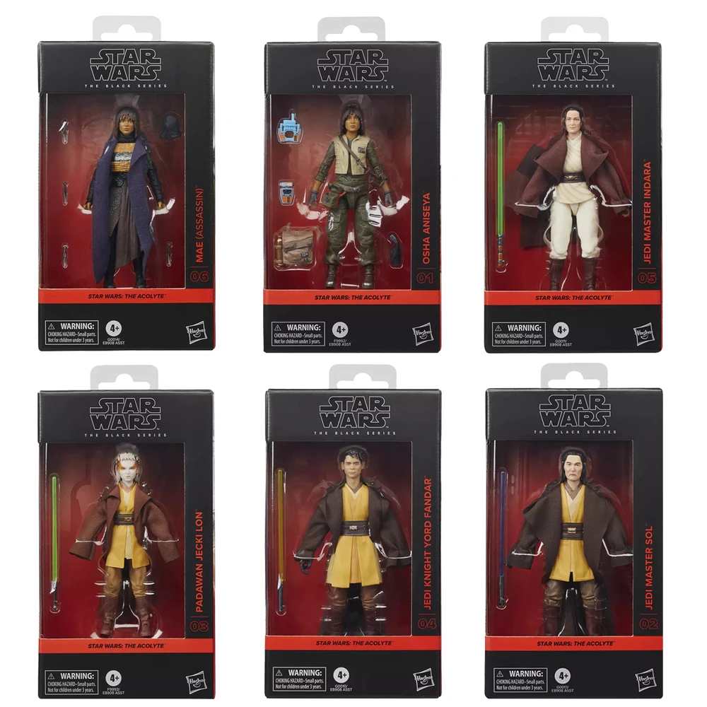 

[In-Stock] Hasbro STAR WARS The Black Series Mae, Indara, Yord Fandar, Jecki Lon, Sol, and Osha Aniseya Action Figure Model Toys