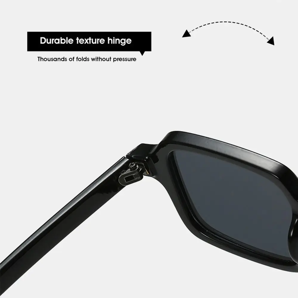 

Eyewear Gradient UV400 Square Sunglasses Rivets Decoration Men Sun Glasses Women Shades