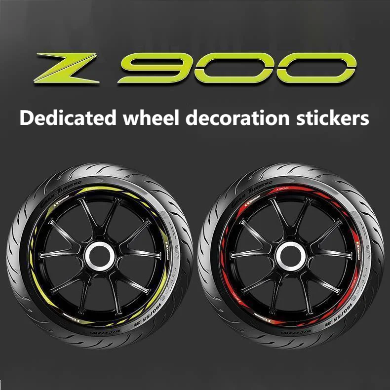 

Motorcycle Wheel Hub Rim Steel Reflective Letter Decal Body Decoration Sticker Car for Kawasaki Z900