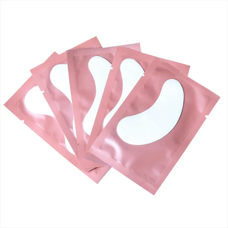 Patch pour cils en Hydrogel, 50 pièces, masque pour les yeux hydratant de beauté pour greffage en L, tampon isolant, ong-lastin