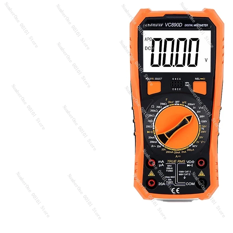 Victory Multimeter Vc890d/Vc890c Digital Display Intelligent Multimeter Electrical Instrument Meter Digital Multimeter