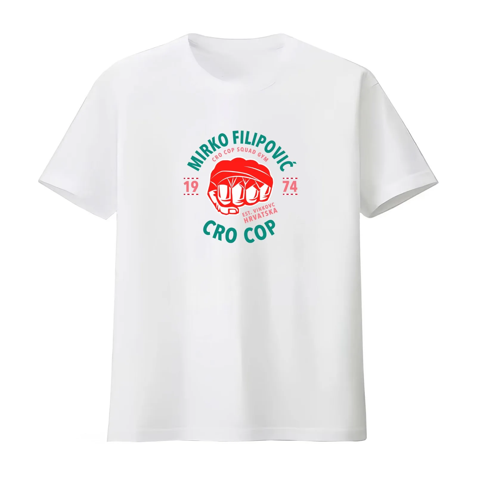Mirko Filipovi? - Cro Cop T-Shirt Summer Casual Cotton Tee Oversized Streetwear Tops Vintage Graphic Print Unisex Men Women
