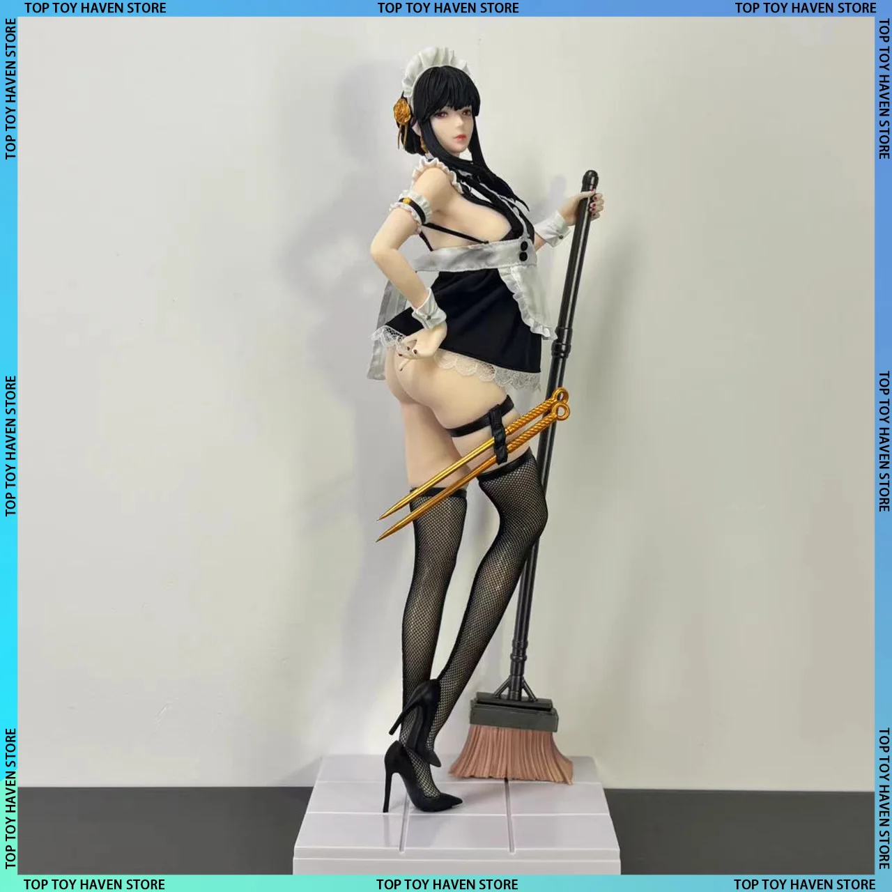 

36cm New Spy×Family Anime Yor Forger The Maid Outfit Model Action Figures Gk Figures Desktop Decora Collectible Sexy Girl Figure