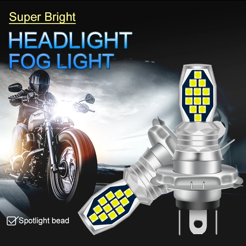 h4 led 4300k h4 white light h4 led light for motorcycle headlight H4 LED Fog Lamp High and low beams Driving lights Signal light