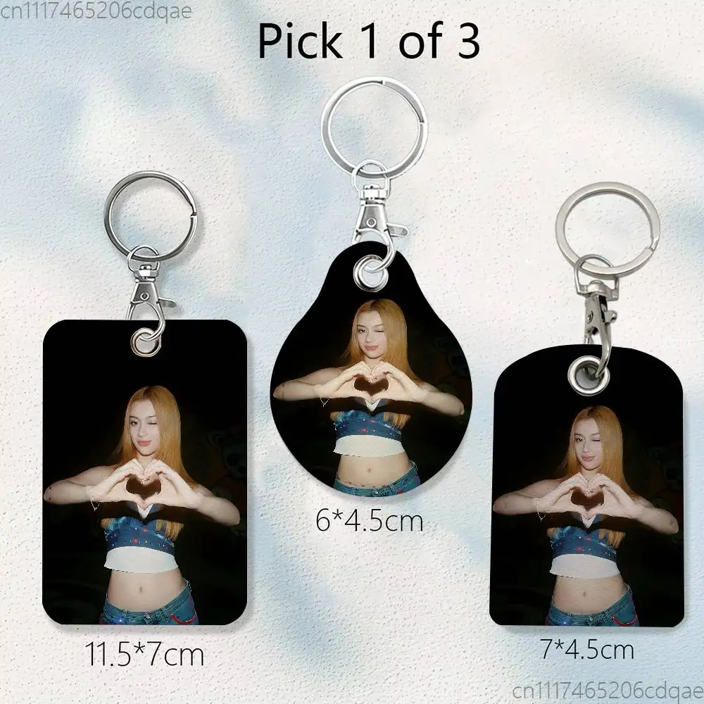 K-Katseye Gnarly Girls Card Keychain Fashion Pendant Bag ID Door Card Case Bus Card Cute Adult