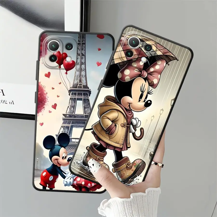 เคสโทรศัพท์ลายมิกกี้มินนี่เมาส์จากดิสนีย์ สำหรับ Xiaomi Mi 9T 10T 10 11 13 Lite 9 11T 14 Pro 13 CC9Pro