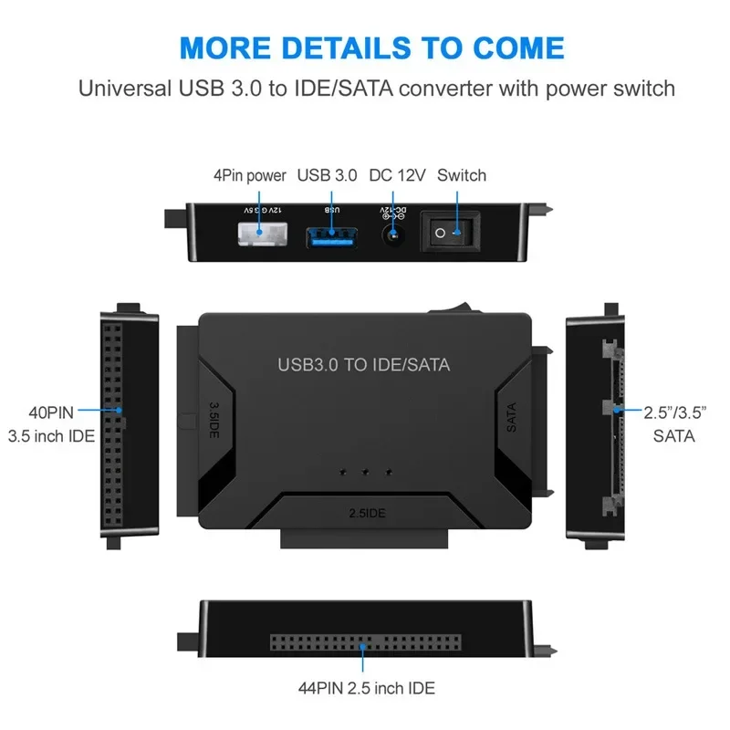 

Ultra Recovery Converter USB 3.0 Sata HDD SSD Hard Disk Drive Data Transfer Converter SATA Adapter Cable