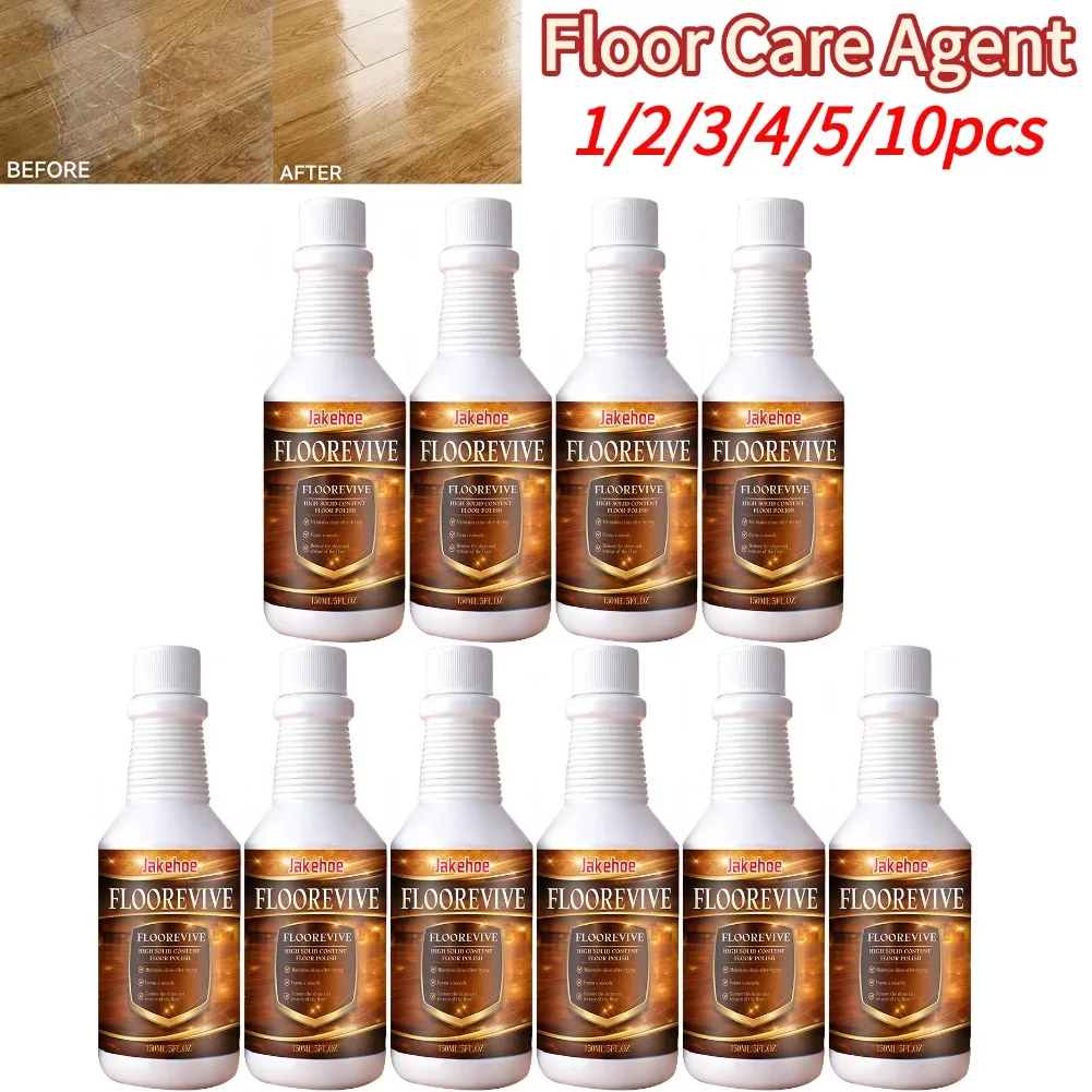 150ml Floor Care Agent Fast-Drying Shine Restorer Scratch Resistant Protective Coating for Hardwood Tile Floor Polishing Cleaner