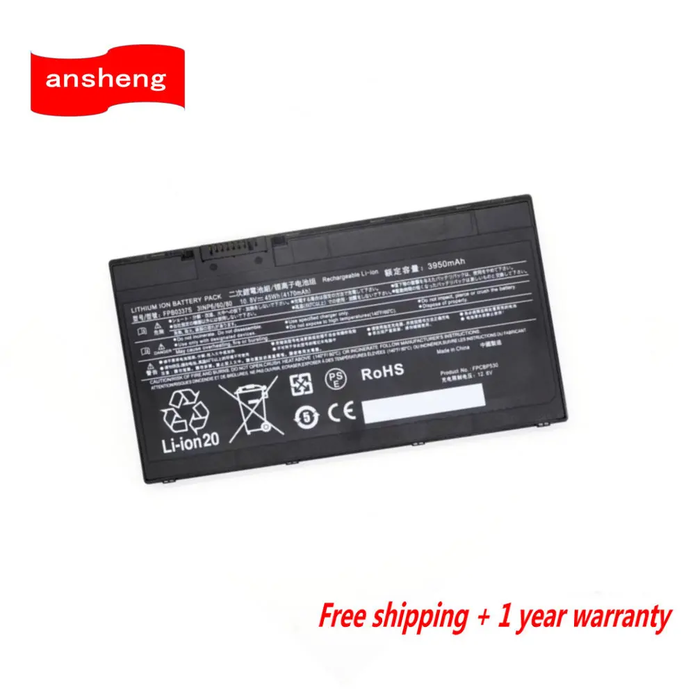 

10.8V 45Wh FPB0337S FPCBP530 FMVNBP246 Laptop Battery For Fujitsu Lifebook P727 P728 U727 U728 U729 U729X Series FPCBP530AP
