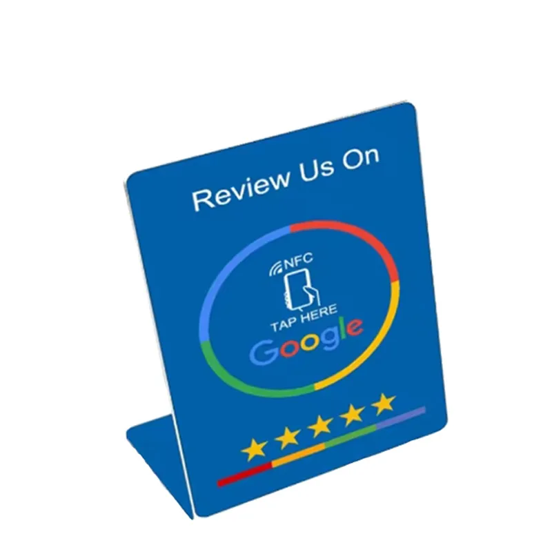 حسب الطلب. بطاقة Google المخصصة لبطاقة NFC Chip Card Google Stand Folding Card 215 بطاقة حامل #5