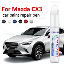 For Mazda CX3 2015-2025 DK Paint Repair Pen Touch Up Scratch Remover DIY Auto Accessories Black White Sliver Red Blue Brown Grey