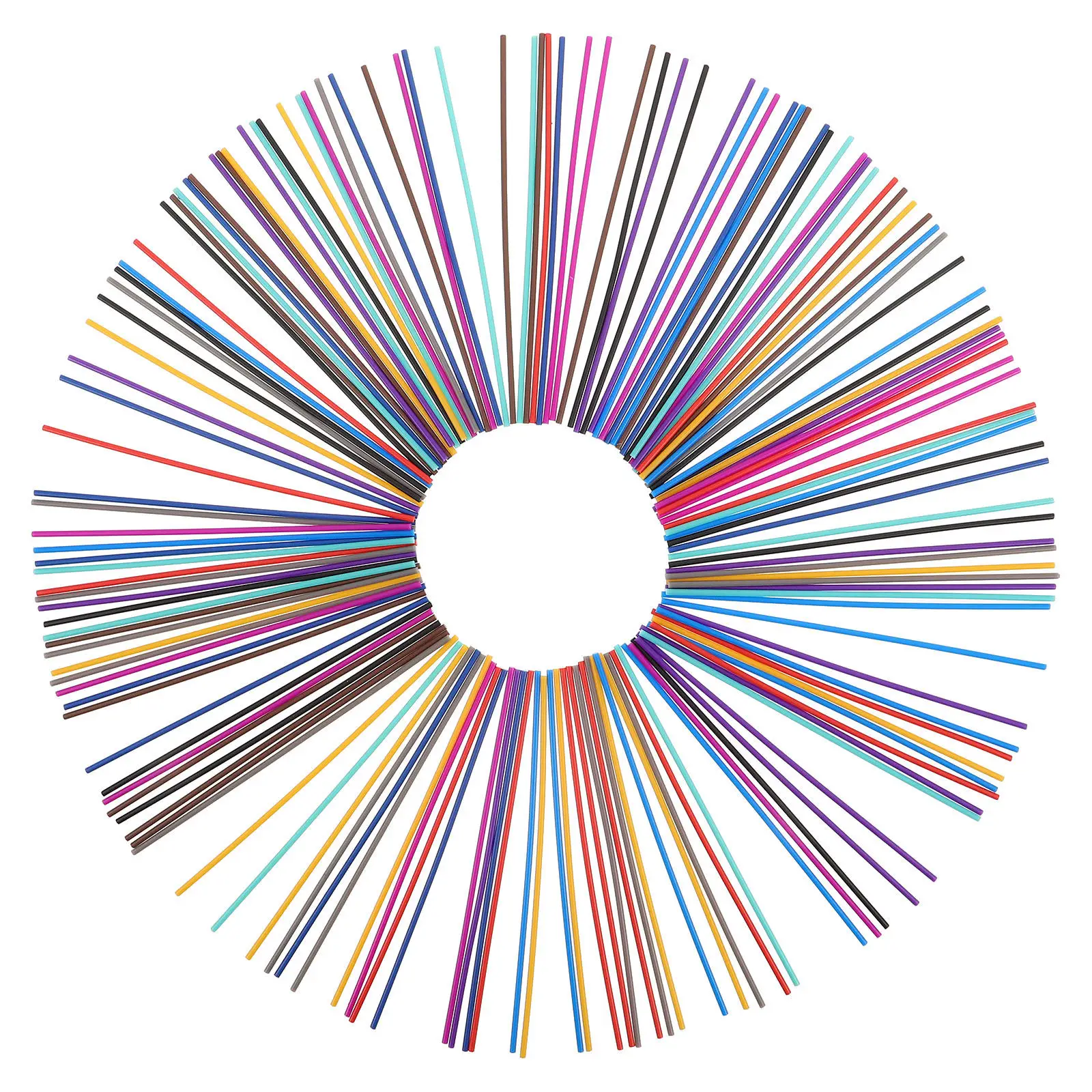 

260Pcs Pcl Filament Refills 2.5mmx15cm Low Temperature 3D Pen Filament for Kids DIY Projects Smooth Printing Vivid Colors