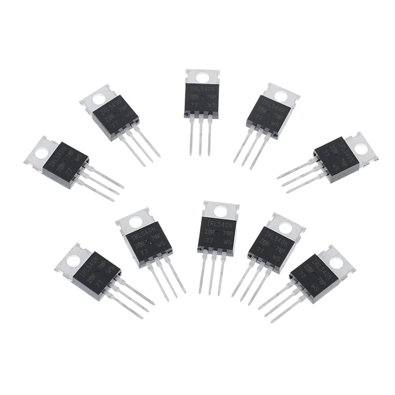 10 pz/lotto IRL540 IRL540N MOSFET di potenza TO-220 vendita calda
