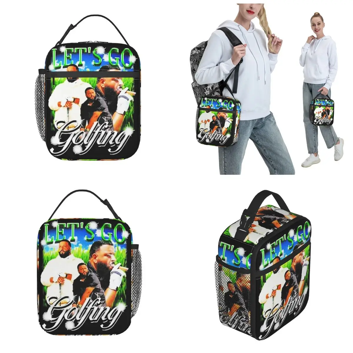 Lunch Boxes Dj Khaled Lets Go Golfing Accessories Humor Lunch Container Causal Thermal Cooler Lunch Box For Work