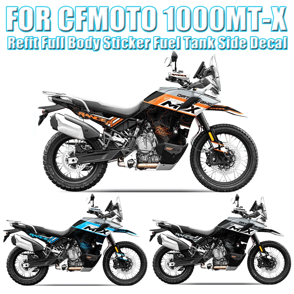 FOR CFMOTO 1000MT-X 1000MTX 1000 MT-X Motorcycle Refit Full Body Sticker Fuel Tank Side Decal Protector Decoration Sets Stickers