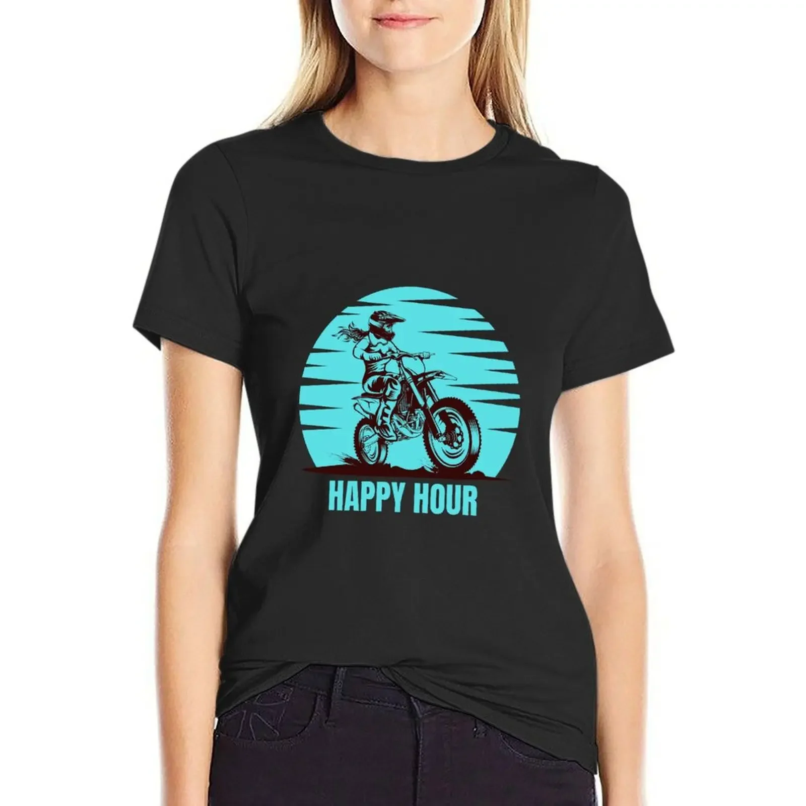 

Braydon Price Happy Hour Sunset Braydon Price T-Shirt female cute tops plus size tops anime clothes t shirts for Women loose fit