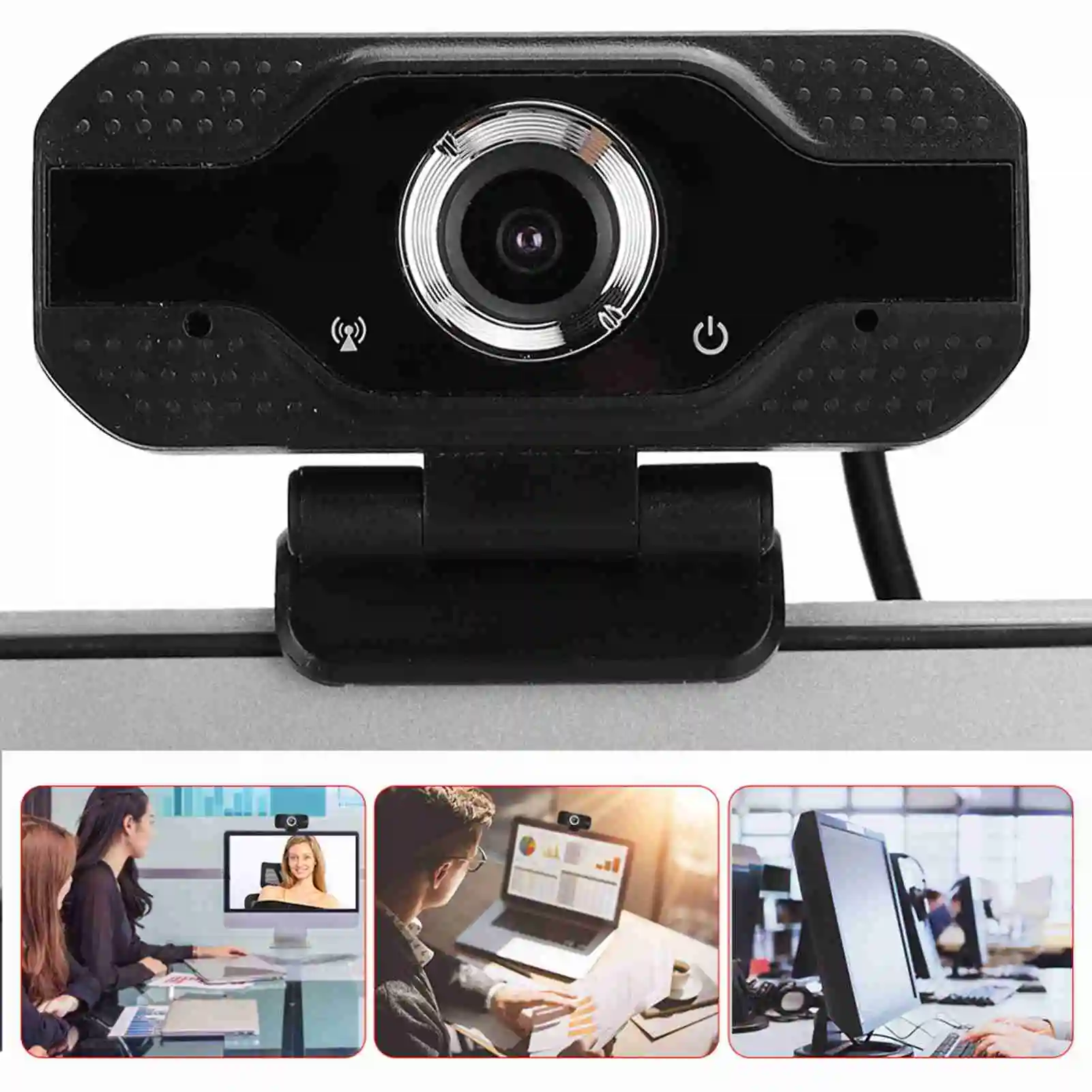 1080P كاميرا الكمبيوتر المكتبي USB كاميرا ويب فئة عبر الإنترنت مع ميكروفون محرك كاميرا كاميرا USB كاميرا الكمبيوتر كاميرا ويب الكمبيوتر