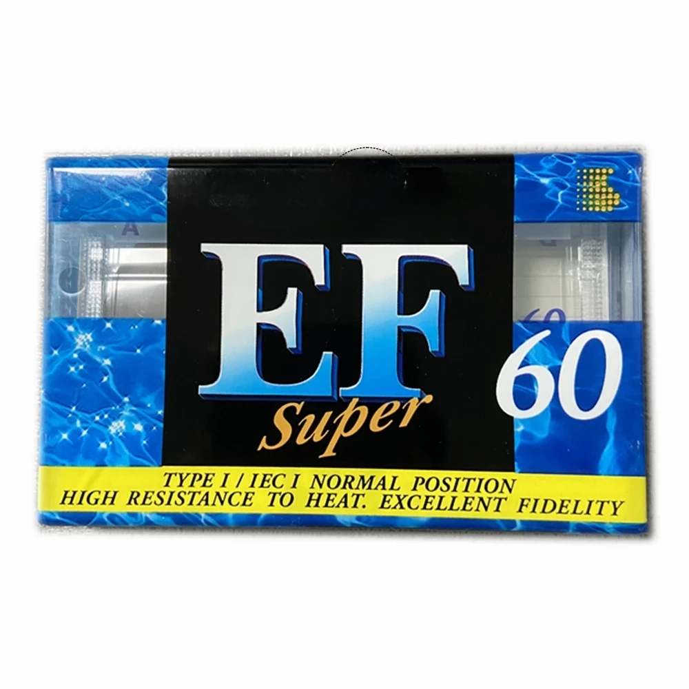 10pcs EF60 Blank Audio Recording Cassette Tape 60 Minute - Sealed