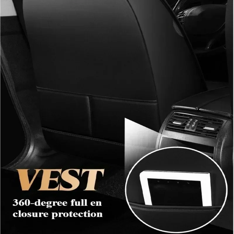 VOOR Dodge Ram Autostoelhoes waterdicht kunstleer comfortabele taille en slijtvaste volledige omslag 5-zitshoes