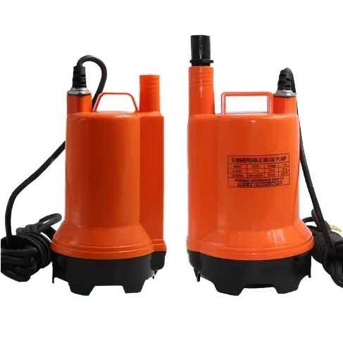 12V 24V DC Submersible Marine Bottom Water Pump Low Pressure OEM With Solar Cell Durable Copper Cable
