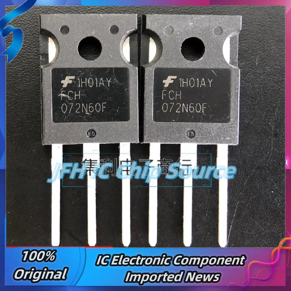 5PCS-10PCS FCH072N60F  MOS TO-247 600V 52A Best Quality Stock
