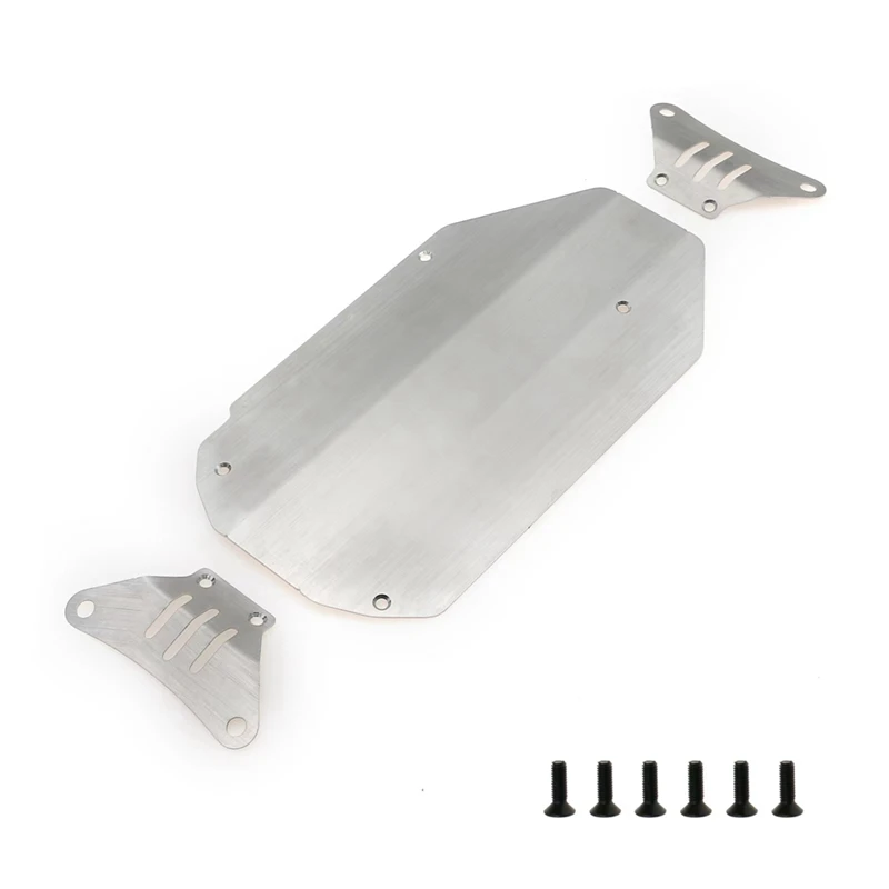 

Stainless Steel Chassis Armor Gearbox Protector Skid Plate For Tamiya TT02 TT-02 1/10 RC Car Upgrades Parts Accessories